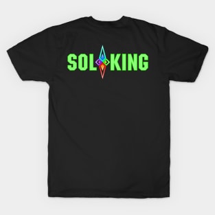 SOL KING LOGO - GREEN TEXT T-Shirt